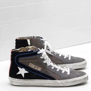 Golden Goose Slide Sneakers - Lavagna Suede Good Condition